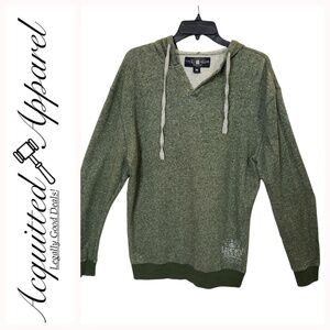 Lucky Brand Pullover Gray Lightweight Hoodie M